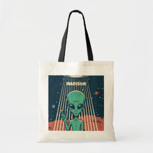 Bolso De Tela Extranjero de OVNI de nombre personalizado
