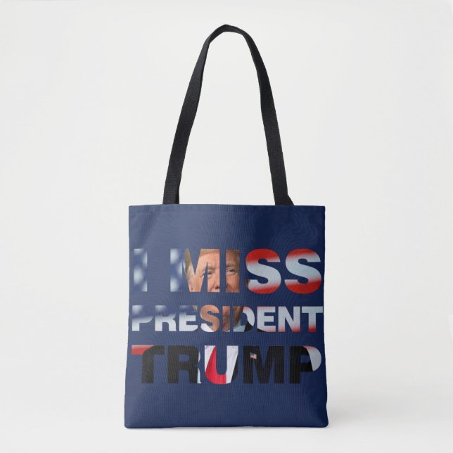 Bolso De Tela Extraño Al Presidente Trump (Anverso)