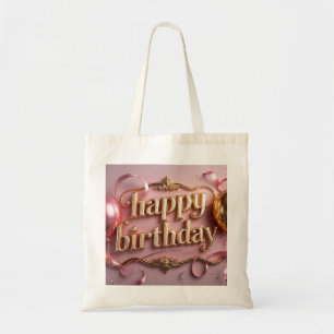 Bolso De Tela Extravagante lujo de cumpleaños