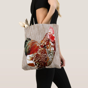 Bolso De Tela Extrovertido de gallos,