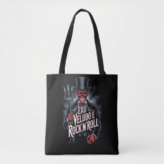 Bolso De Tela Exu Veludo é Rock'N'Roll #1