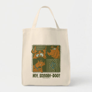 Bolso De Tela Ey gráfico cuadrado tribal de Scooby-Doo