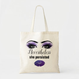 Bolso De Tela Eyelashes motivacionales maquillan a un Personaliz