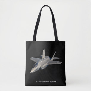 Bolso De Tela F-35 Luchador Lightning II Panther Jet