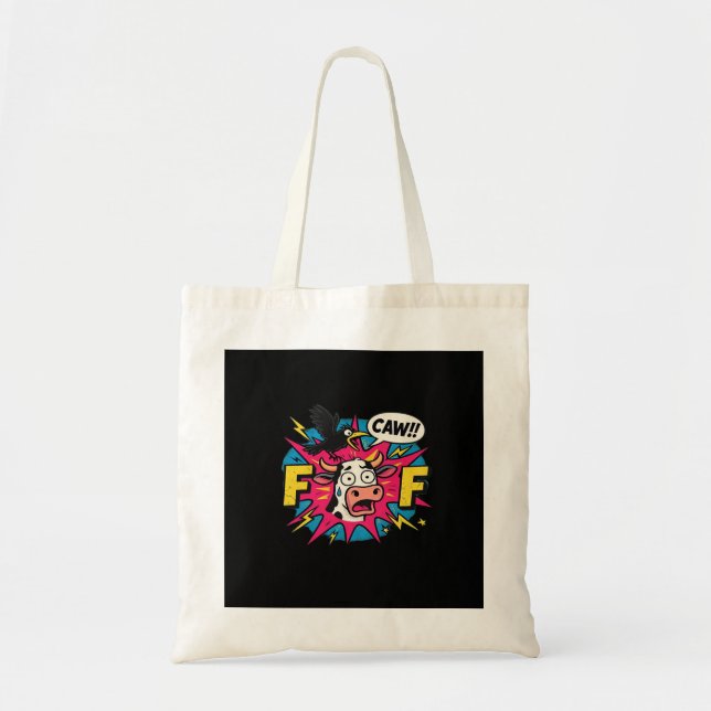 Bolso De Tela F-Caw-F Aesthetic Unique (Frente)