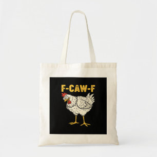 Bolso De Tela F-Caw-F Pollo Clásico Retro Cool
