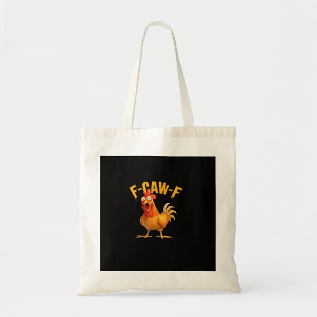 Bolso De Tela F-Caw-F Retro Clásico (Frente)