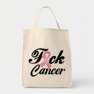 Bolso De Tela F*CK Camisetas de cáncer de mama