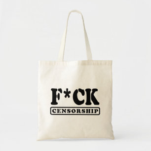 BOLSO DE TELA F*CK CENSORSHIP