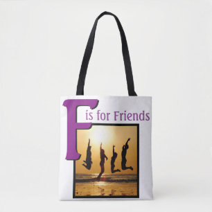 Bolso De Tela F para amigos