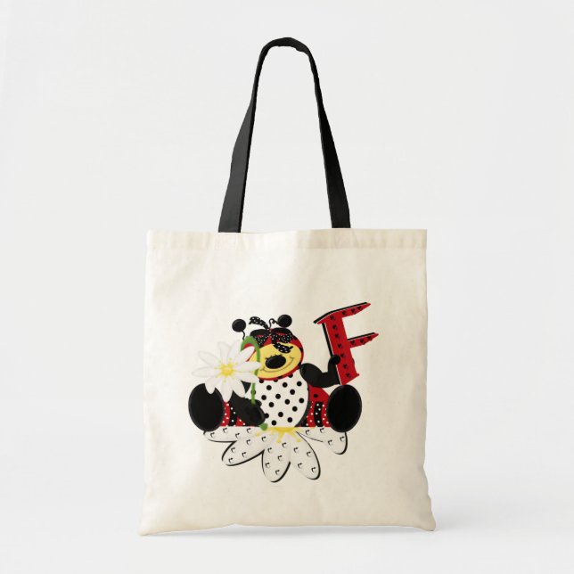 Bolso De Tela F Tote Bag (Frente)
