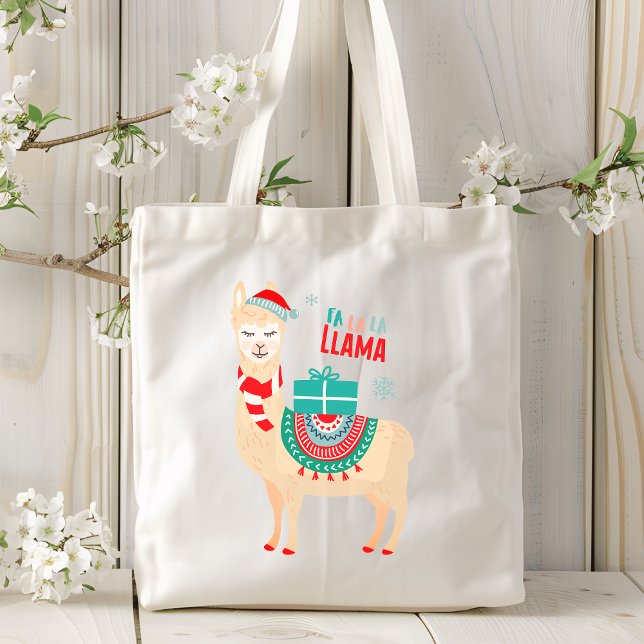 Bolso De Tela Fa La Llama Navidades se divierten (Subido por el creador)