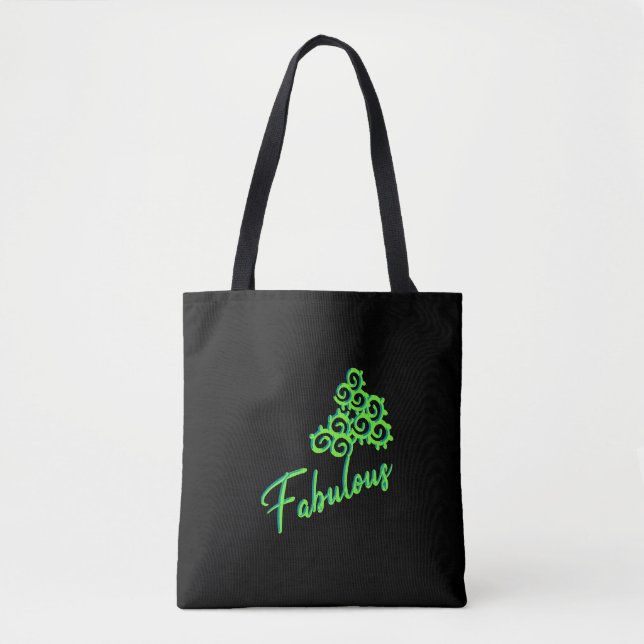 Bolso De Tela Fab Iz, Como Fab Duz Tote Bag (Anverso)
