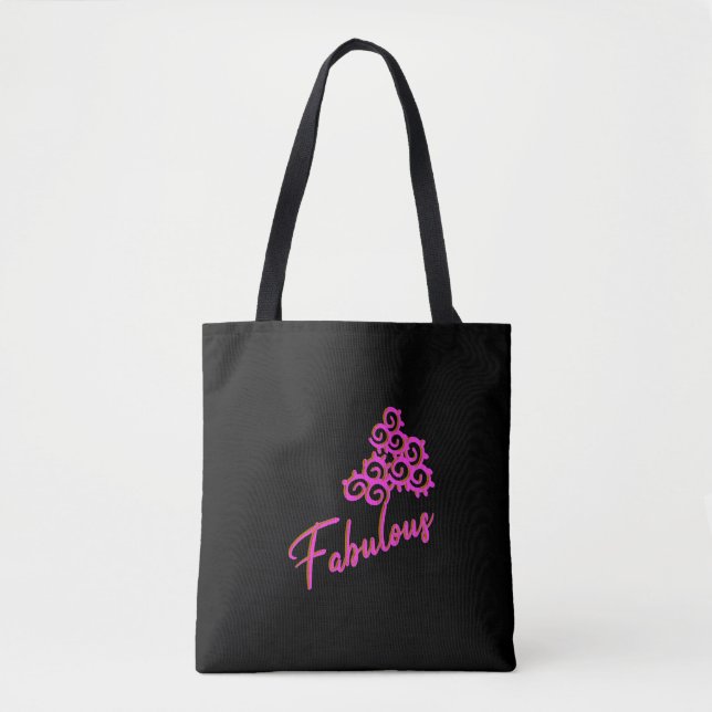 Bolso De Tela Fab Iz, Como Fab Duz Tote Bag (Anverso)
