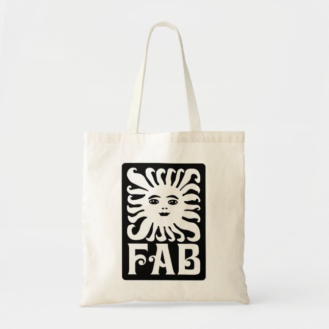 Bolso De Tela Fab Sun (Frente)