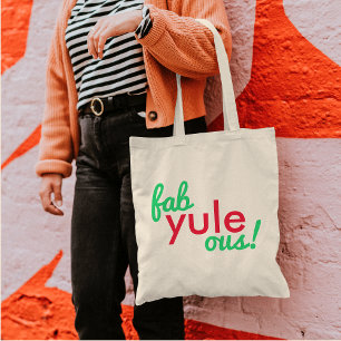 Bolso De Tela Fab Yule Ous Fabulosos Navidades Elegante Fun Fa