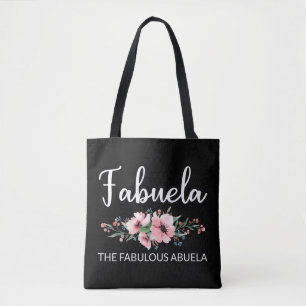 Bolso De Tela Fababuela Definición I - Fabuloso Abuela Flowery