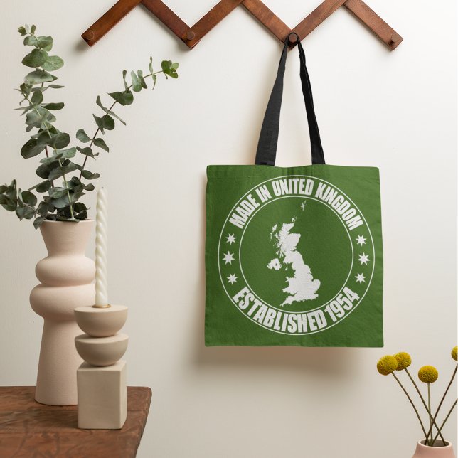 Bolso De Tela Fabricado En El Reino Unido En 1954 Tote Bag (Subido por el creador)