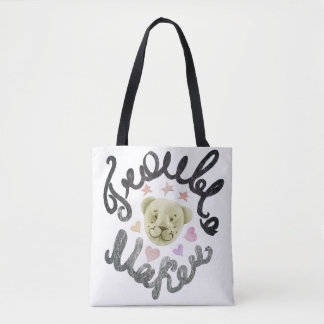 Bolso De Tela Fabricante de problema - oso de peluche