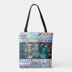 Bolso De Tela Fabricantes de aisladores de vidrio Tote de colecc