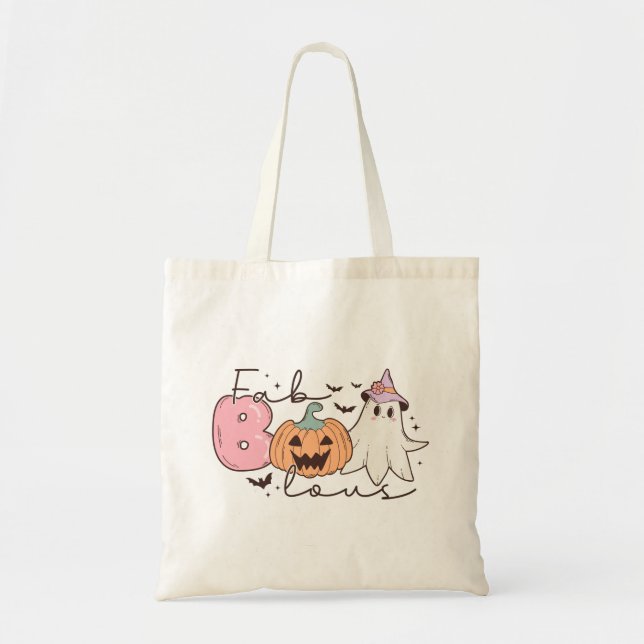 Bolso De Tela Fabulosa Halloween (Frente)