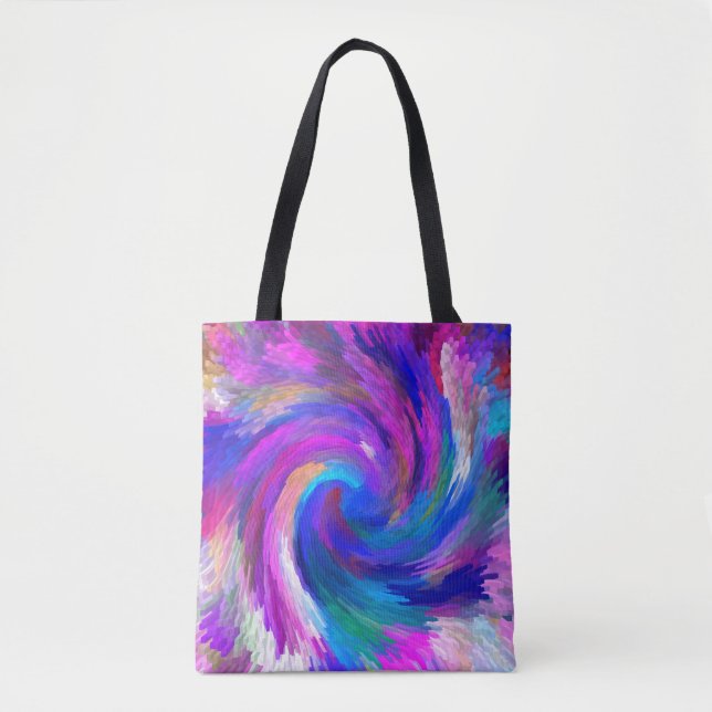 Bolso De Tela Fabulosas flores...... (Anverso)