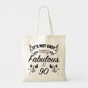 Bolso De Tela Fabuloso cumpleaños número 90