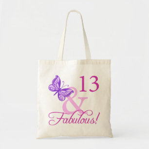 Bolso De Tela Fabuloso décimo tercer cumpleaños