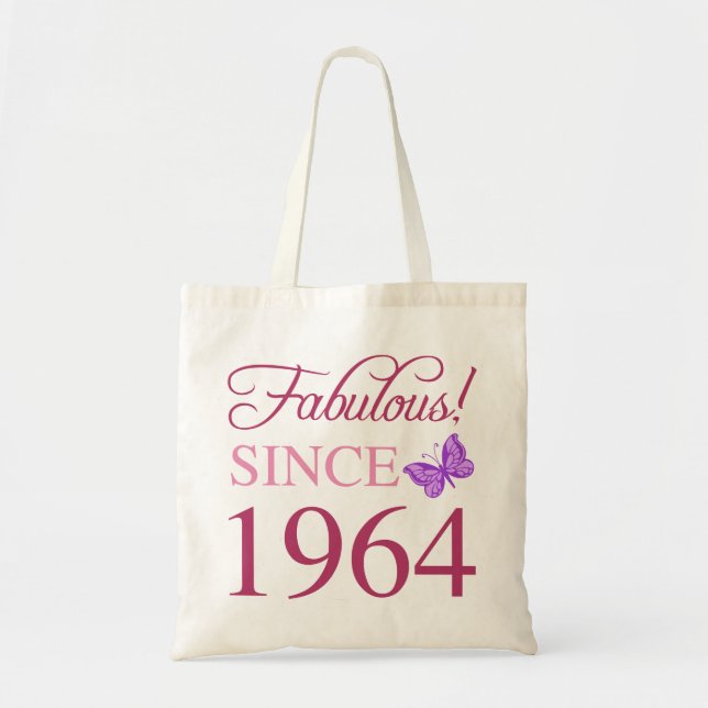 Bolso De Tela Fabuloso desde 1964, cumpleaños número 60 (Frente)