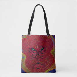Bolso De Tela Face of a Flame Medium Tote Bag