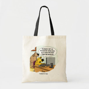 Bolso De Tela Facebook para los perros