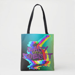 Bolso De Tela Fácil lo Hace Hacer Fácil Gráfico de Skateboard