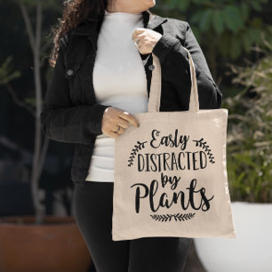 Bolso De Tela Fácilmente Distrado Por Las Plantas