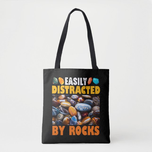 Bolso De Tela Fácilmente Distrado Por Las Rocas (Anverso)