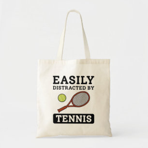 Bolso De Tela Fácilmente Distraído Por El Tenis