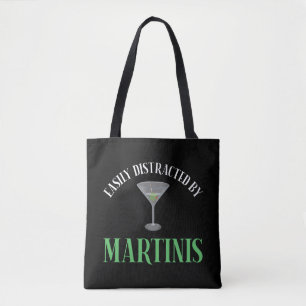 Bolso De Tela Fácilmente Distraído Por Martinis