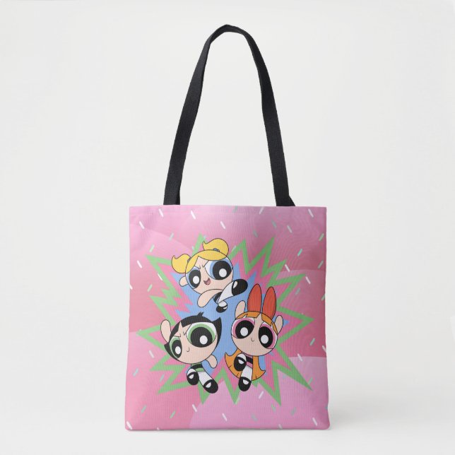 Bolso De Tela Factor de potencia de Chicas Powerpuff (Anverso)