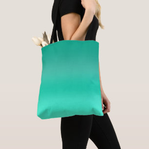 Bolso De Tela Fade de Seafoam