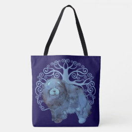 Bolso De Tela FADED GENES Chow Tree of Life BLUE