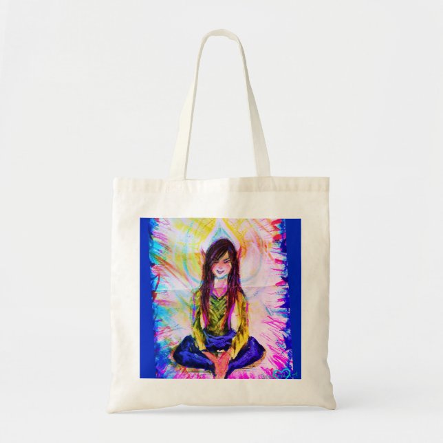 BOLSO DE TELA FAE MEDITATE TOTE (Frente)