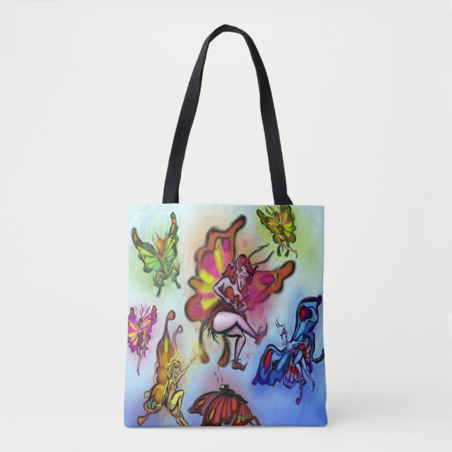 Bolso De Tela Faeries (Anverso)