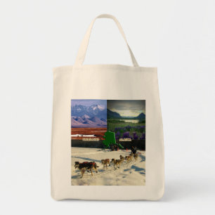 Bolso De Tela Fairbanks, Alaska Collage