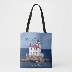 Bolso De Tela Fairport Harbor West Breakwater Light tothbag