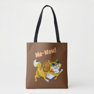 Bolso De Tela ¡Fairy Cat Me-Wow!