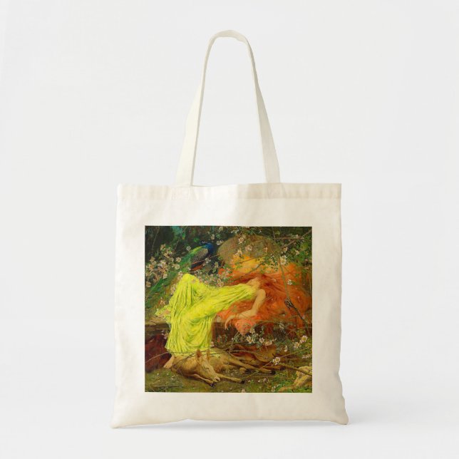 Bolso De Tela Fairy Tale Arthur Wardle (Frente)