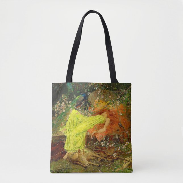 Bolso De Tela Fairy Tale Arthur Wardle (Anverso)