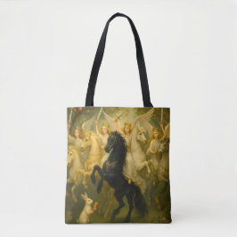 Bolso De Tela FairyTale Horses and Ethereal Guardian AngelsTote