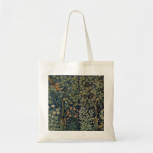 Bolso De Tela Faisán pájaro árbol bosque William Morris