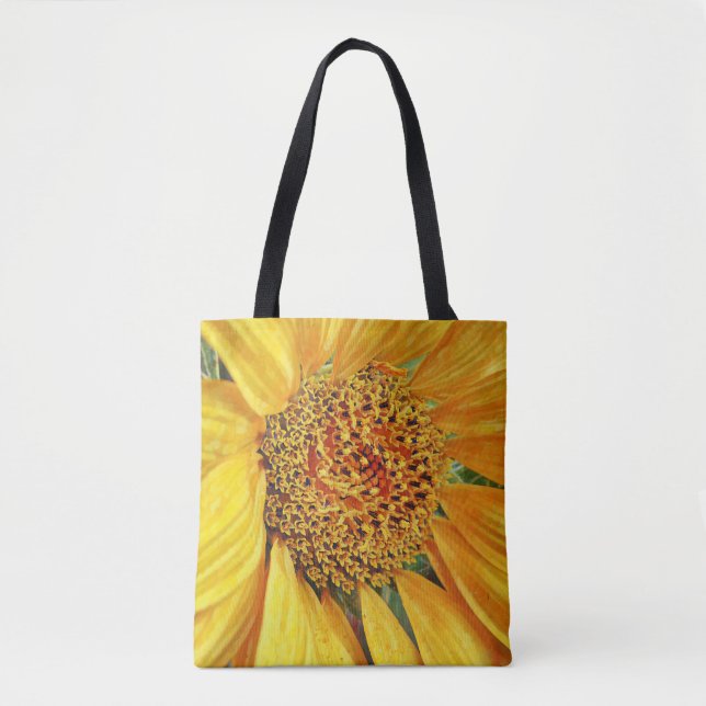 Bolso De Tela Faith Bible Verse Sunflower Flower Tote Bag (Anverso)