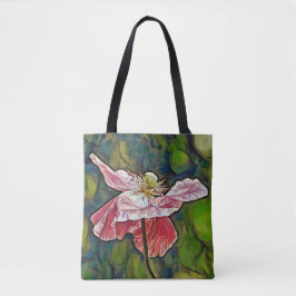 Bolso De Tela Faith Pink Poppy Art Tote